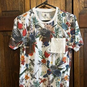 Floral Print Men's Shirt